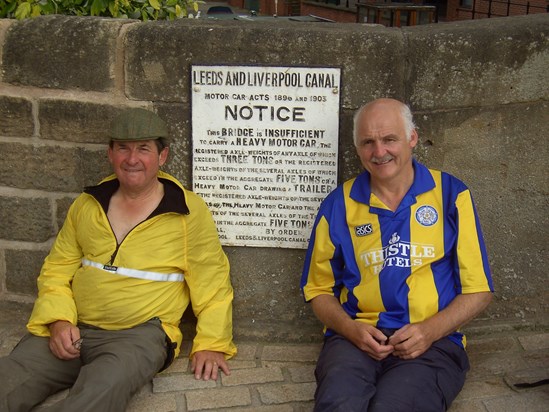 Dave and I cycled the Liverpool to Leeds canal. It was great fun. Lots of wonderful memories.