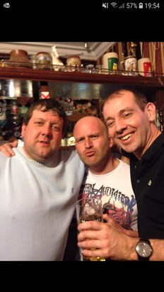 Glad we got to meet one more time my friend.RIP passey.xx 