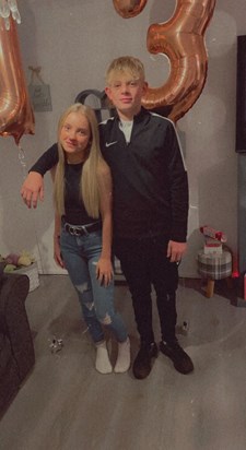Ruby Mai and Liam on Ruby’s 13th birthday ❤️