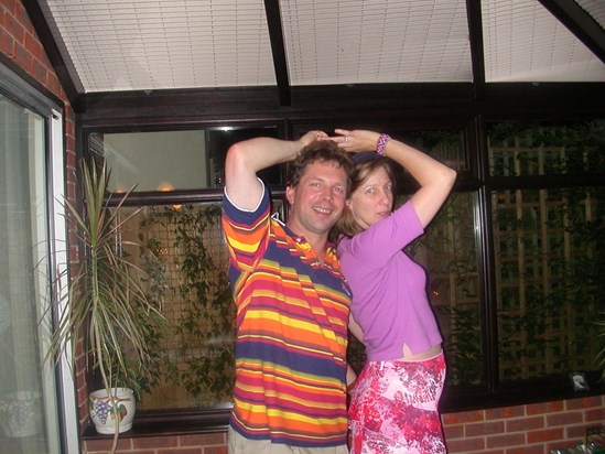 2005!  Lovely evening eating, drinking and dancing with Andrew & Jill xx