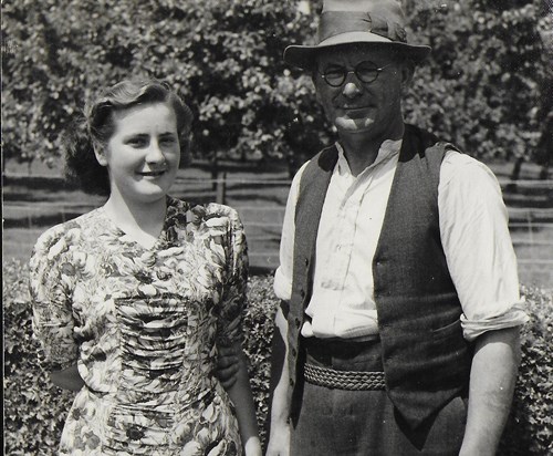 Father George and Daughter Mary 1953