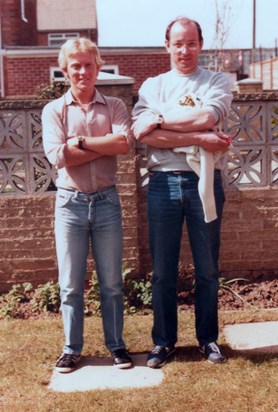 Stewart and Robin Arms Folded