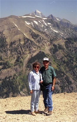 George and Norma in mountains