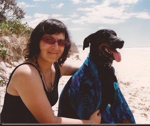 Karyn & Marley, Byron Bay, Australia, 2000