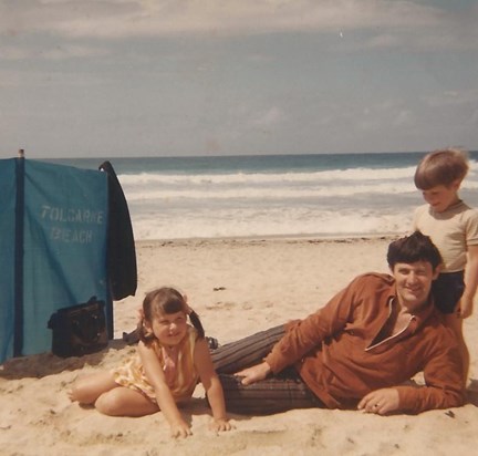 Karyn & Steven with Dad (Norman Hobby)