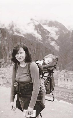 Trekking with Molly at Machu Picchu, Peru, 2007