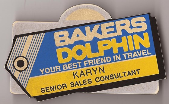 Karyn had many travel adventures while at Bakers Dolphin