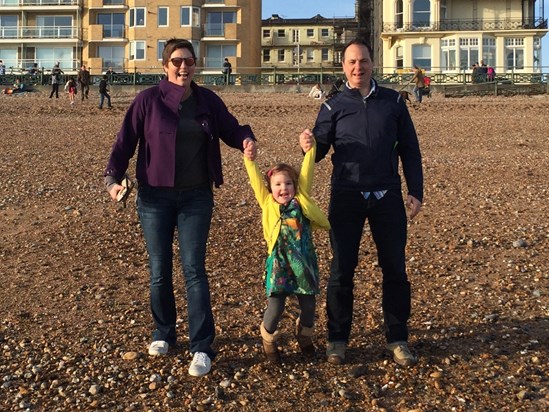 Pure joy. Brighton beach. March 2016