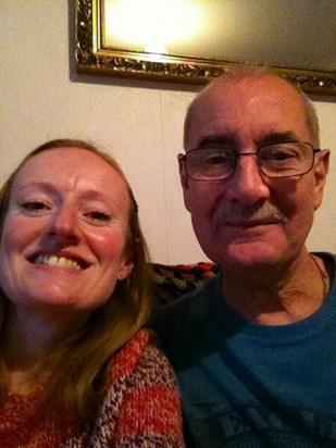 One of my favourite pictures.  Me and my very handsome Dad.