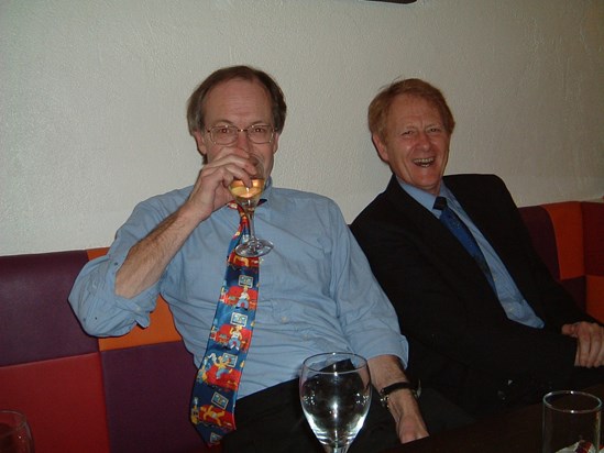 Kevin and Robin - legendary firm's Christmas Lunch - December 2002!