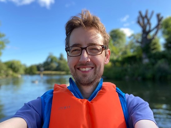 Kayaking on the River Thames, July 2020