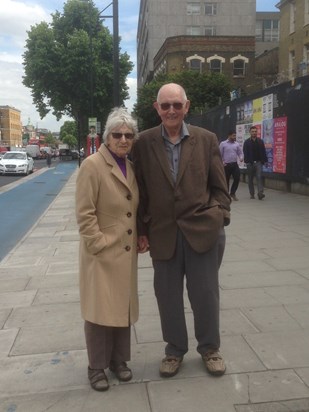 Dorcas and Colin, 60 years married.