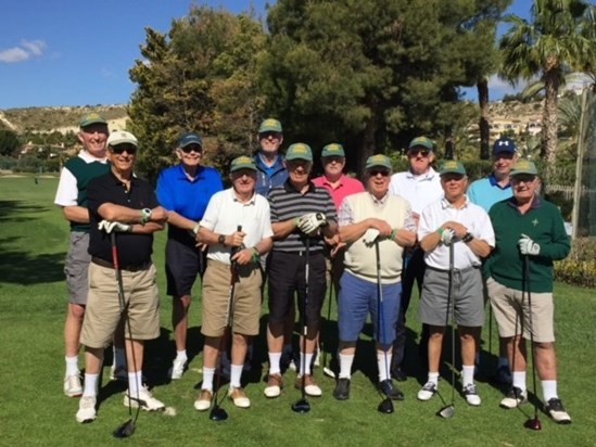 May 2018, Golf in Spain with friends from South Winchester Golf Club 