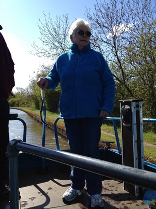 Taking control of the narrowboat 