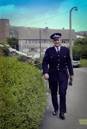  'on duty' Queens Silver Jubilee day 1977 ..... Neath