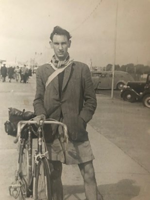 A 100 mile cycle anyone? Terry was well known for 100 to 200 mile jaunts around the countyrside - back in the day! 