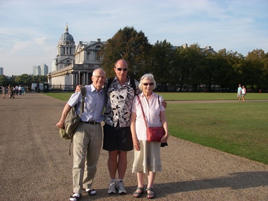 Dad Simon Mum September 2011 in Greenwich