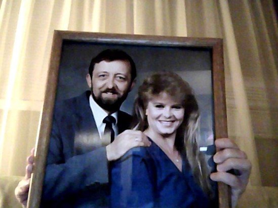 A picture of my dad and my beautiful step mom Lisa who passed away
