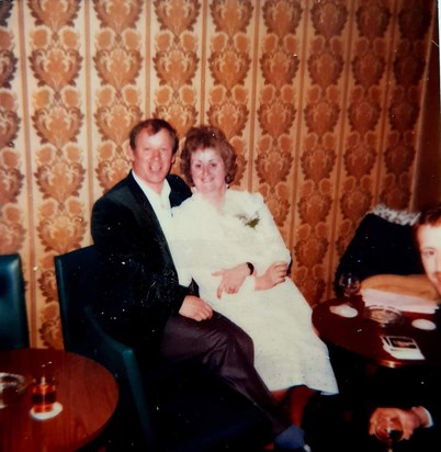 Kaye & Brian in the early 1980s