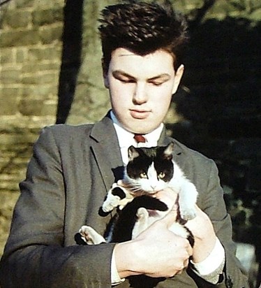 Linden always loved cats.