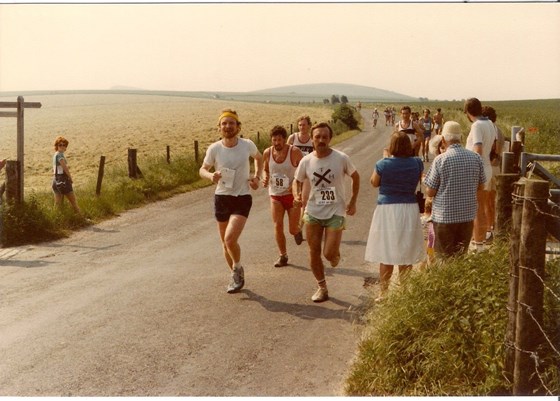 David at front 3 Forts Marathon 1984