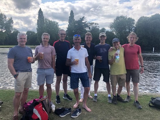 David abs the Men’s squad at Henley Masters Regatta July 2019 