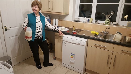 Sheila in her kitchen in Swindon (2016)