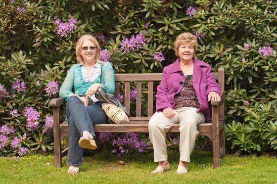 Michaela and Sheila at Savill gardens (2010)