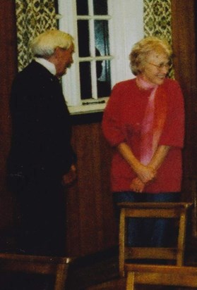 Maggie (and Ray) supervising during the making of 'The Escaped Nun' in Autumn 2004