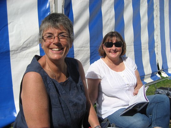 Jane and Paula at the Newbury Show September 2019