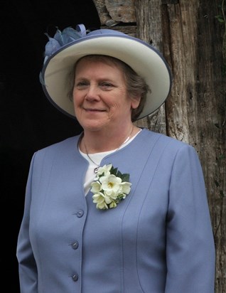 Ann at Pam and David's wedding 2006