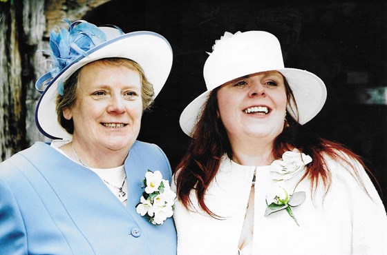 Ann & Tricia at Pam & David's wedding 2006