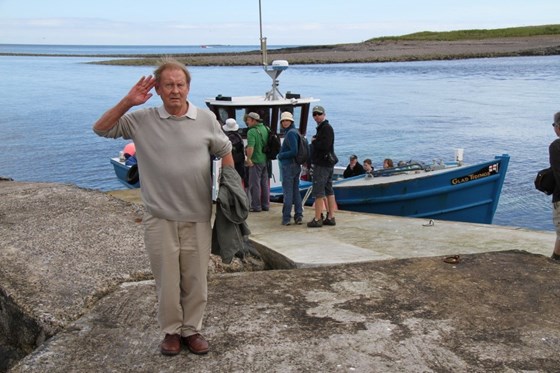 Exiting one of the Farne Islands - Aug 2013