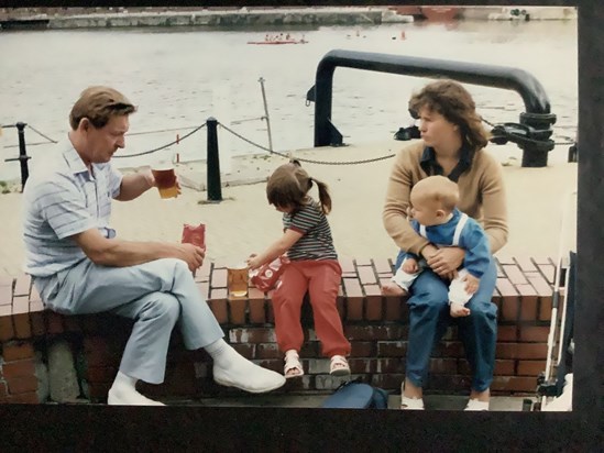 Michael Mary Ann Catherine & Robin at Bristol Dock