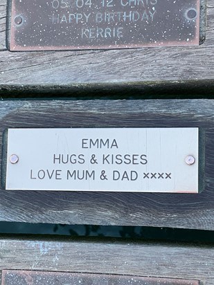 Memory plaque on Swanage Pier