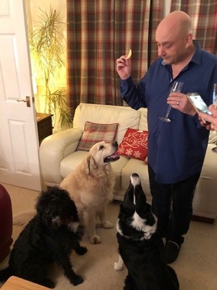 A man of many talents - not everyone knew Fester was the real dog whisperer.....