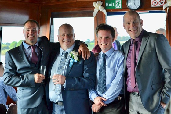 Boat Trip - What a perfect wedding day with the Yeovil boys!   