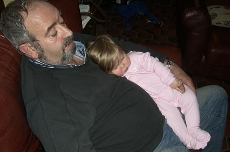 'Grandad' and Annabelle in France 2007