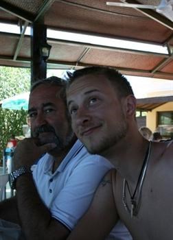 'Dad' & Chris in Cyprus 2008