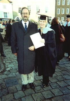 'Dad' and Emma on her graduation 2000