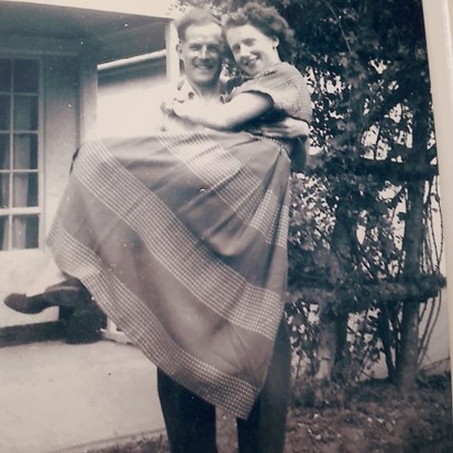 Sheila and Frank  1950 Butlins