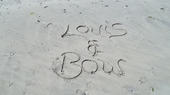 My angels's names together in the sky. Louis and Bow Tippet