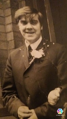 Dad on his and Mum's wedding day.