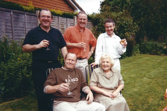 Mum and Boys at her 70th Birthday