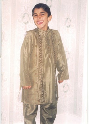 In my first Indian suit.
