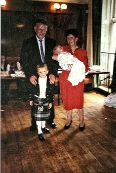 mum, you n dad at cameron n jodies christenin day.you were so proud.they miss you so much too.xx