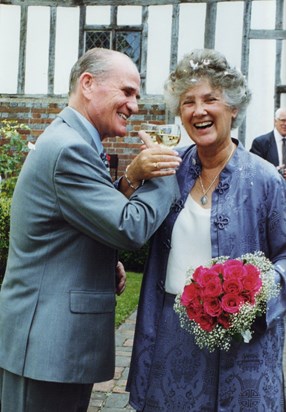 Dad and Margaret Wedding Day