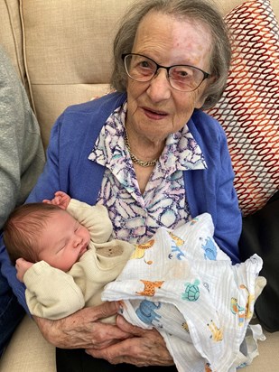 Proud Great Grandmother with Jack