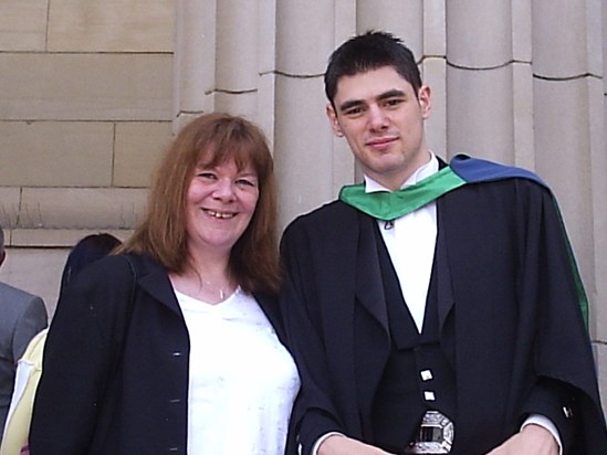 Maw at Dave's graduation