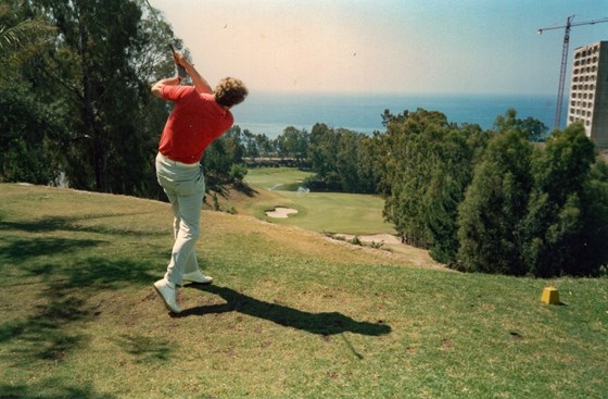 Tony Harris loved playing golf